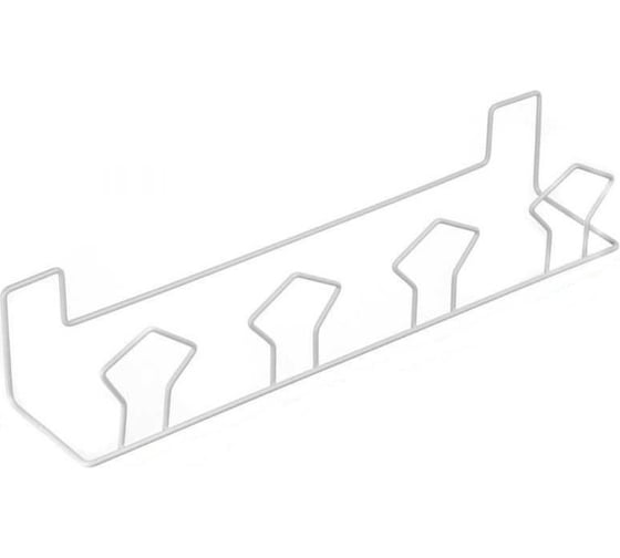Union Полка для обуви +КРЮЧКИ 2ШТ подвесная 2 ряда, 43x9х8,5см Union (12920) 21BT1224W