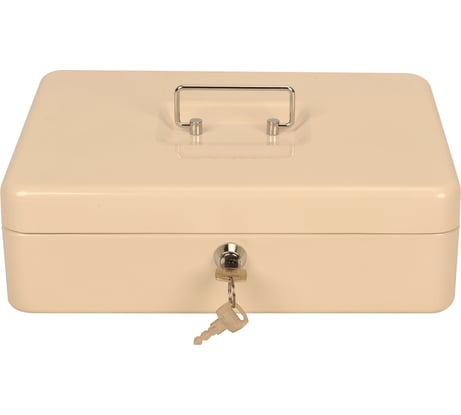 Ящик для денег CACTUS CS-CB-004WT 90x300x240 мм, бежевый, металл 1888935