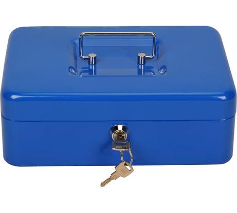 Ящик для денег без номинала CACTUS CS-CB-003BL 90x250x180 мм, синий, сталь, 1.367 кг 1888931