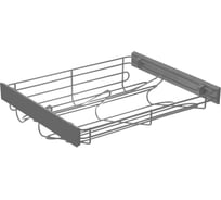 Полка для обуви GTV SMART, в модуль 600 мм, без направляющих, графит W-WOBU60-BP-60