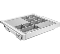 Корзина с органайзером GTV в модуль 900 мм, белая WG-PRZEG90-10