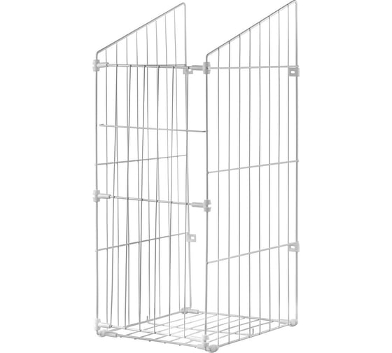Корзина для белья GTV откидная 40 (305x330x620), в модуль 400 мм, белая KO-KBL400G1-10 1