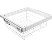 Корзина для белья GTV в модуль 600 мм, белая WG-KOSZ60-10