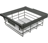 Корзина для белья GTV в модуль 900 мм, графит WG-KOSZ90-60