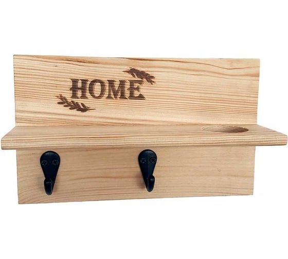 Ключница Симфония деревянная с полкой Home КЛ-088 1