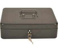Ящик для денег CACTUS без номинала CS-CB-004GY 90x300x240 серый сталь 1888934