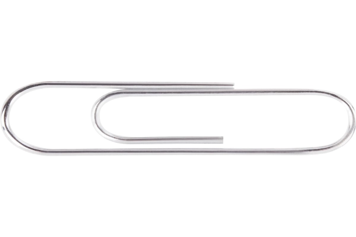 Скрепки BRAUBERG Extra 50 мм, большие, никелированные, 50 шт. 271314 ...