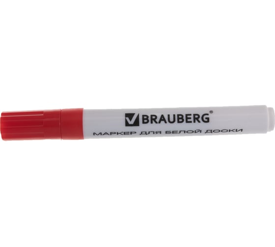 Набор маркеров для доски BRAUBERG 4 шт., классические, круглый наконечник 5 мм 150417