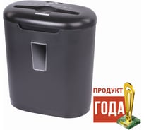 Уничтожитель BRAUBERG S6 3 уровень секретности, 5x34 мм, 6 листов, 16 л, скобы 530963