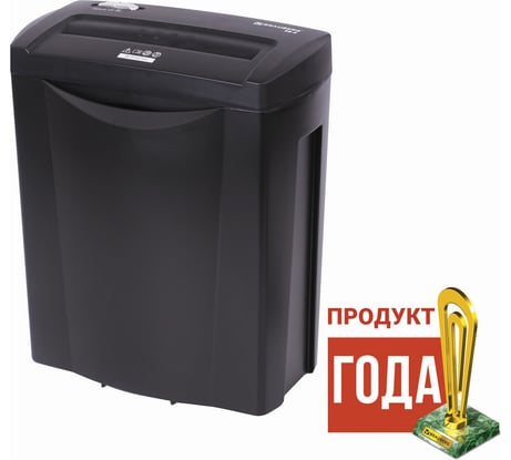 Уничтожитель BRAUBERG S8-S 2 уровень секретности, полоски 6 мм, 8 листов, 15 л 531088