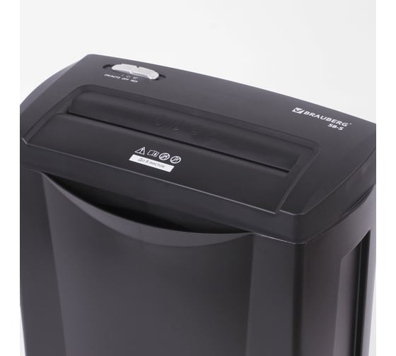 Уничтожитель BRAUBERG S8-S 2 уровень секретности, полоски 6 мм, 8 листов, 15 л 531088