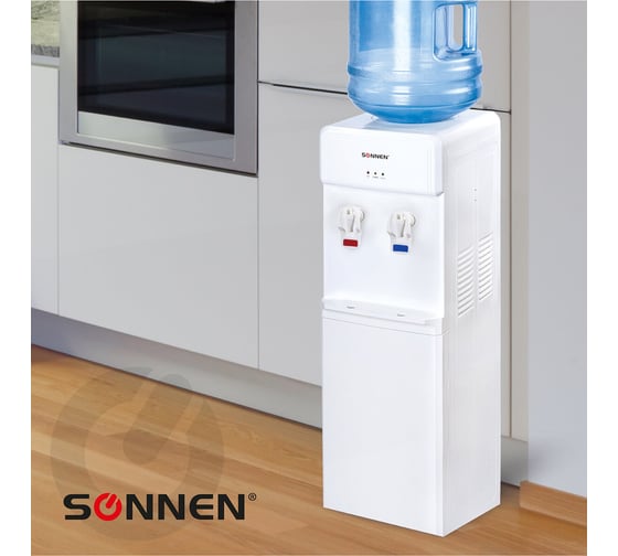 Кулер для воды SONNEN FS-01 белый 452419