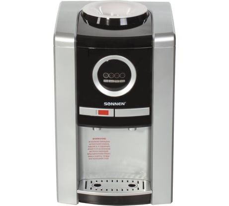 Кулер для воды SONNEN TEB-02 серебр./черный 453981