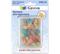 Булавки для квилтинга Gamma сталь 60 шт 48 мм PHK-10 602856