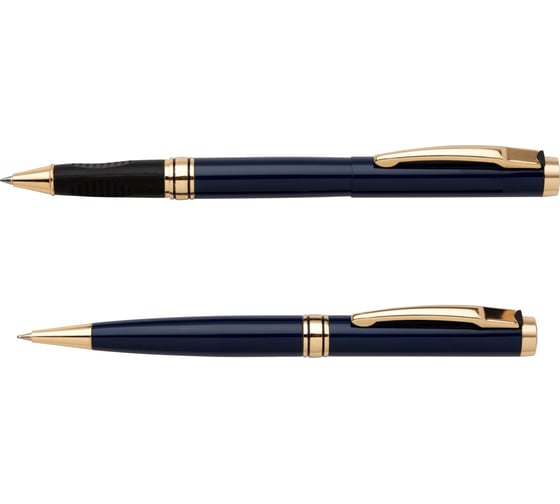 Набор ручек Digno Monarch M-05 1 мм, синие чернила, 2 шт. MONARCH05-BLUE