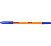 Шариковая ручка Bikson 0,7 мм, синяя, желтый корпус РучШ1283