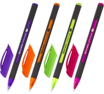 Шариковая ручка BRAUBERG масляная Extra Glide Soft Color, синяя, узел 0,7 мм, 0,35 мм 142928