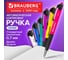 Шариковая ручка автоматическая с грипом Concept BRAUBERG, синяя, корпус ассорти, узел 0,7 мм, 0,35 мм 12 шт 141156 2