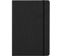 Блокнот DELI en112g а5, 96 л, 70 гм, твердая обложка, клетка 5x5 мм, черный, пвх (13623) 1741972