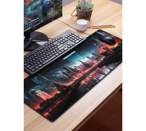 Рабочая поверхность для стола VMMGame TRUE MAT MOSCOW, 90х40 TEM-MW