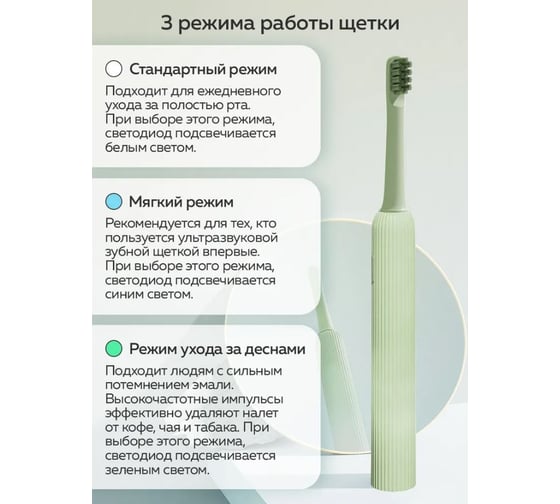 Зубная щетка Enchen mint 5 зеленый 1196962