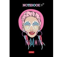 Бизнес-блокнот Hatber 80 л, А6, клетка, твердый переплет, yummy, 36 шт в упаковке 070761