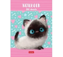 Бизнес-блокнот Hatber 160 л, А6, лайт клетка, интегральный переплет, кошарик, 20 шт в упаковке 075773