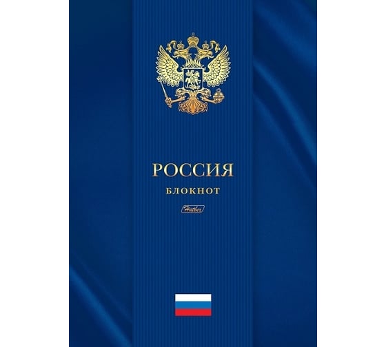 Бизнес-блокнот Hatber 80 л, А4, 210x290 мм, 5-цветов, блок клетка, твердый переплет, матовая ламинация, 3D фольга, 10 шт в упаковке 050500