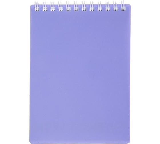 Блокнот Hatber Premium NEWtone PASTEL 80 л, А6, клетка, бумага офсетная, 80 г/кв.м, запечатанный титульный лист, лаванда, 48 шт в упаковке 061932