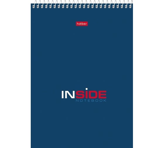 Блокнот Hatber INSIDE 80 л, А5, клетка, обложка мелованный картон, УФ-лак, 56 шт в упаковке 04881