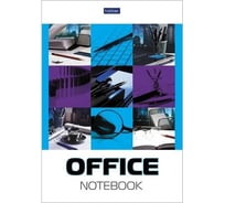 Блокнот Hatber Premium OFFICE 40 л, А5, 80г/кв.м, клетка, обложка мелованная бумага, 88 шт в упаковке 055445