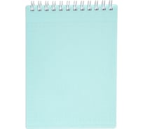 Блокнот Hatber CANVAS 80 л, А7, клетка, бирюза, 60 шт в упаковке 081536