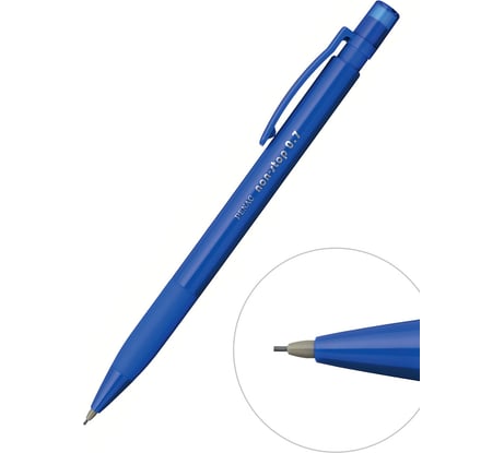 Механический карандаш Penac non-stop, 0.7 мм, нв, синий, 1 шт. в блистере SA1904/B