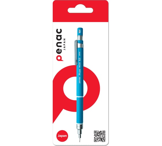 Механический карандаш Penac protti prc 105, 0.5 мм, hb, голубой, блистер картон MP0105-BL-03/B