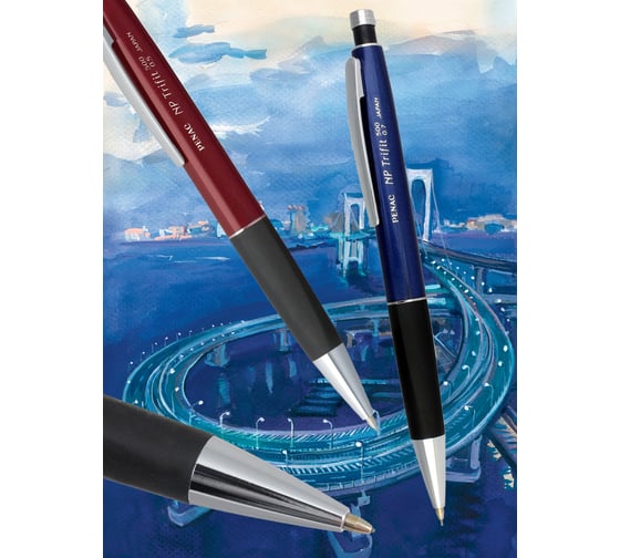 Механический карандаш Penac np-trifit 500, 0.5 мм, hb, синий, блистер SC1701-03032WP