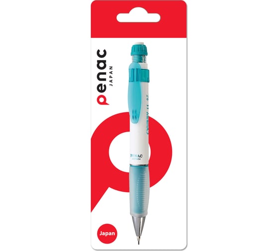 Механический карандаш Penac chubby 11, 0.7 мм, hb, белый/голубой, в блистере SC1905-25/B