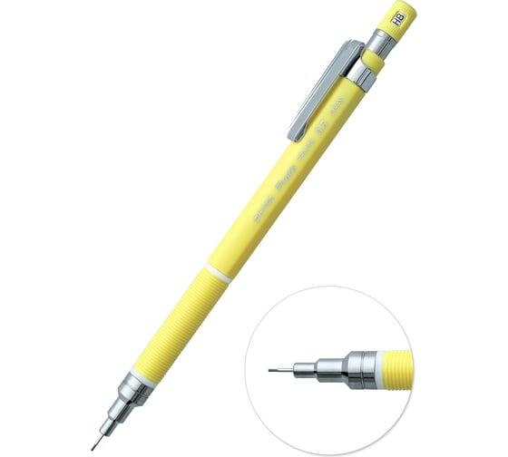 Механический карандаш Penac protti prc 105, 0.5 мм, hb, желтый, блистер картон MP0105-YL-05/B 1
