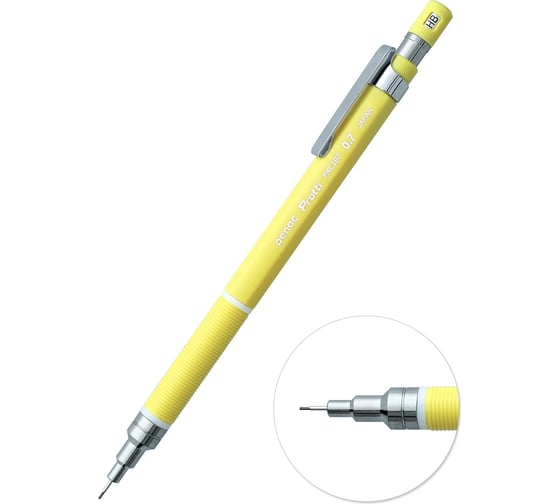 Механический карандаш Penac protti prc 107, 0.7 мм, hb, желтый, блистер картон MP0107-YL-05/B 1
