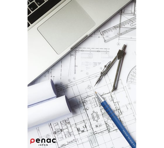 Механический карандаш Penac rb-085 1 шт., в блистере SA0801/В