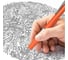 Механический карандаш Penac tlg 107, 0.7 мм, hb, оранжевый, блистер картон SC0703-24/B 4