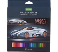 Цветные карандаши Hatber ECO 24 цв., Gran Turismo 070883