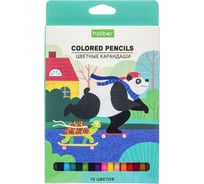 Цветные карандаши Hatber ECO 18 цв., Каникулы 077748