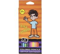 Цветные карандаши Hatber ECO 12 цв., Влад А4 073269