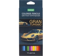 Цветные карандаши Hatber ECO 12 цв., Gran Turismo 070882
