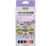 Цветные карандаши Hatber ECO 12 цв., Прогулка 077633