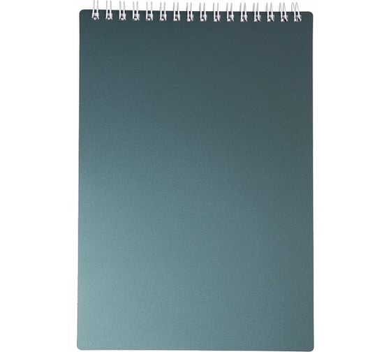 Блокнот Hatber METALLIC 80 л, А5, клетка, темно-синий, 56 шт в упаковке 040496 1