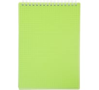 Блокнот Hatber LINE NEON 80 л, А5, клетка, зеленый, 56 шт в упаковке 081503