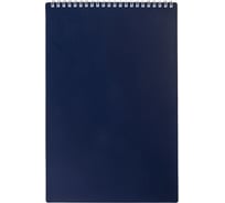 Блокнот Hatber VELVET 80 л, А4, клетка, синий, 24 шт в упаковке 081279