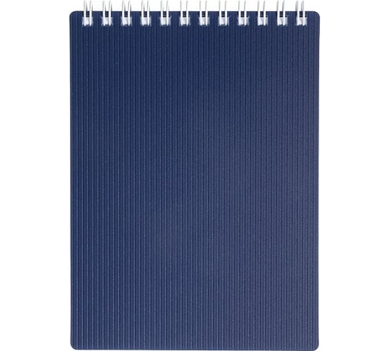Блокнот Hatber VELVET 80 л, А6, клетка, синий, 48 шт в упаковке 081552 1
