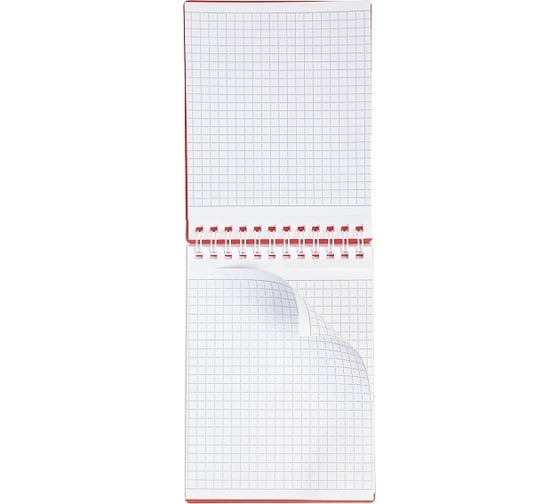 Блокнот Hatber CANVAS 80 л, А6, клетка, красный, 48 шт в упаковке 081529